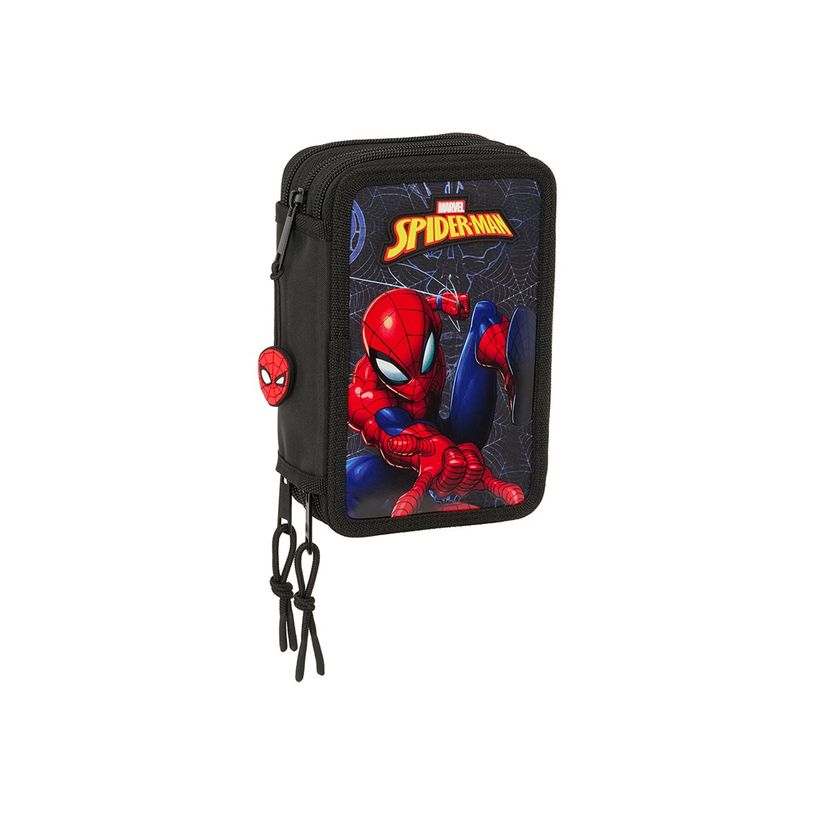 8412688586110-SAFTA - Trousse - triple, 37 pcs - Spider-Man "Attack"-P_405236846_1-0