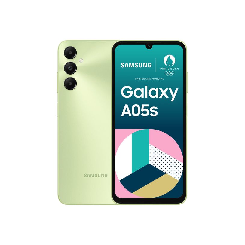 8806095268507-Samsung Galaxy A05s - Smartphone - 4G - 4/64 Go - vert clair-P_405239296_1-0