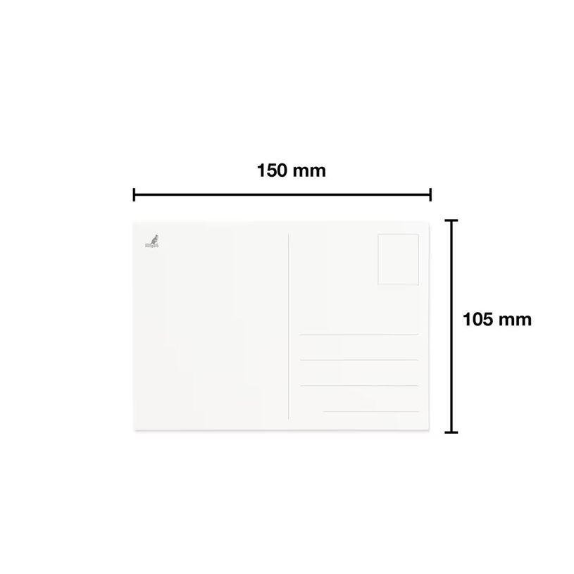 8712127147804-Kangaro - Postcard - 10.5 x 15 cm - blank - blanc - pack de 50-P_405239596_5-3