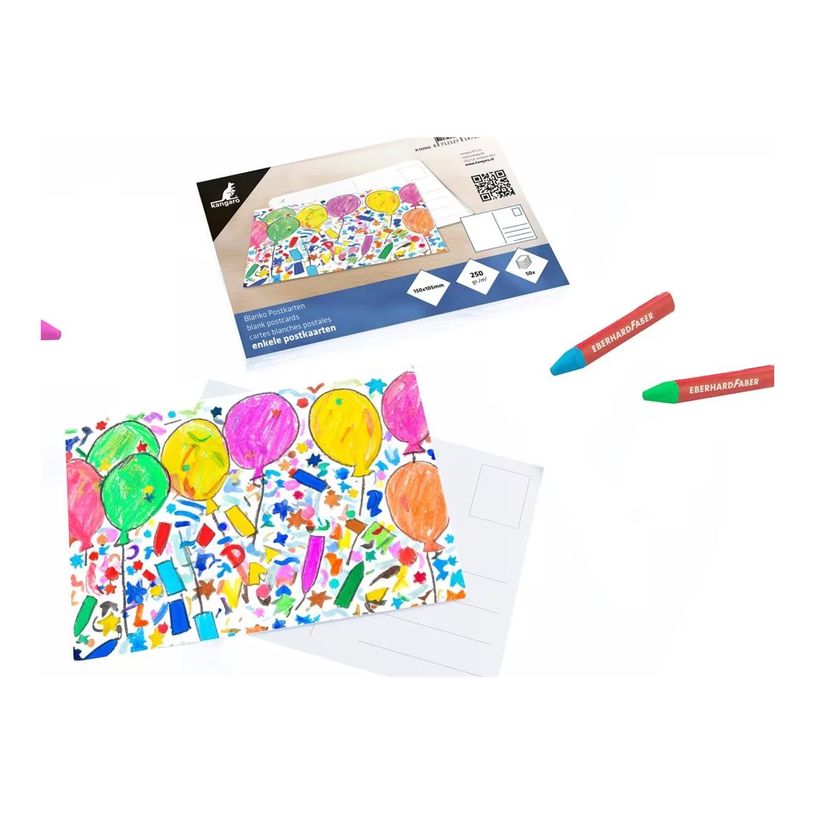 8712127147804-Kangaro - Postcard - 10.5 x 15 cm - blank - blanc - pack de 50-P_405239596_6-4