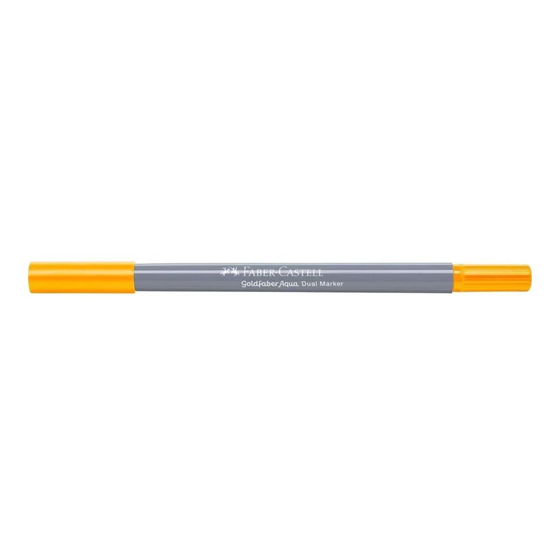 4005401646099-Faber-Castell GOLDFABER Aqua - Combinaison de pinceau et de crayon fin - jaune chrome fonc-P_405239610_1-0