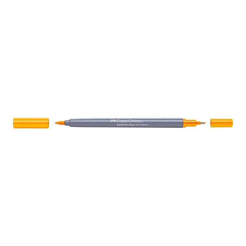 4005401646099-Faber-Castell GOLDFABER Aqua - Combinaison de pinceau et de crayon fin - jaune chrome fonc-P_405239610_2-1