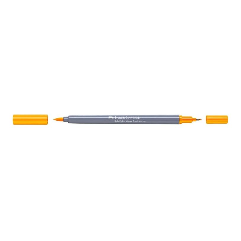 4005401646099-Faber-Castell GOLDFABER Aqua - Combinaison de pinceau et de crayon fin - jaune chrome fonc-P_405239610_4-3