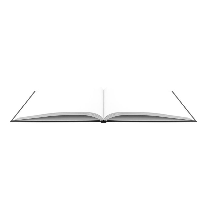 8712127144384-Kangaro - Livre fictif - A4 (210 x 297 mm) - paysage - 80 feuilles / 160 pages - noir bril-P_405239642_1-3