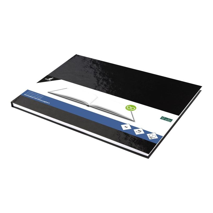 8712127144384-Kangaro - Livre fictif - A4 (210 x 297 mm) - paysage - 80 feuilles / 160 pages - noir bril-P_405239642_4-1