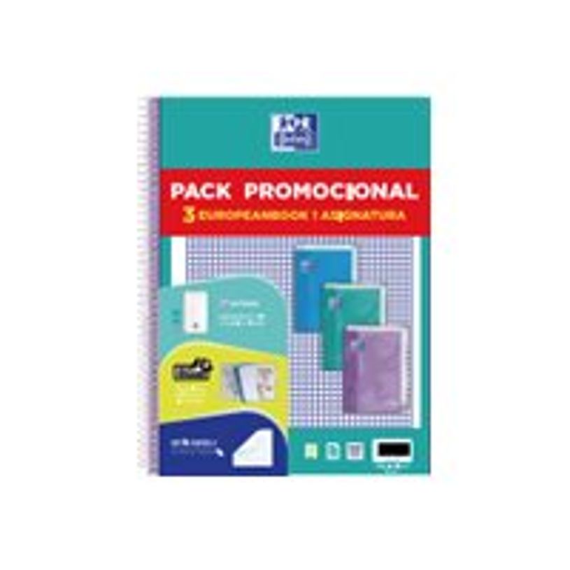 8427291066478-Oxford European Book 1 Touch - Cuaderno - encuadernado espiral - A4 Plus - 80 hojas - cuad-P_405239789_1-0