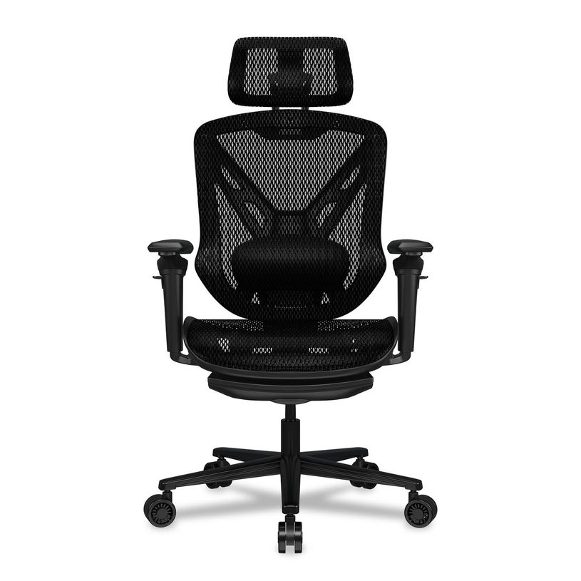 4710483778070-Fauteuil gamer SPEEDER - accoudoirs réglables - appui-tête intégré - noir-P_405239834_2-1