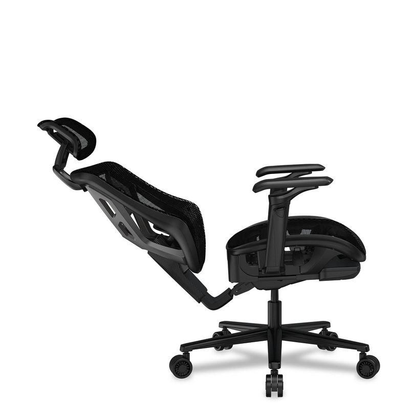 4710483778070-Fauteuil gamer SPEEDER - accoudoirs réglables - appui-tête intégré - noir-P_405239834_8-7