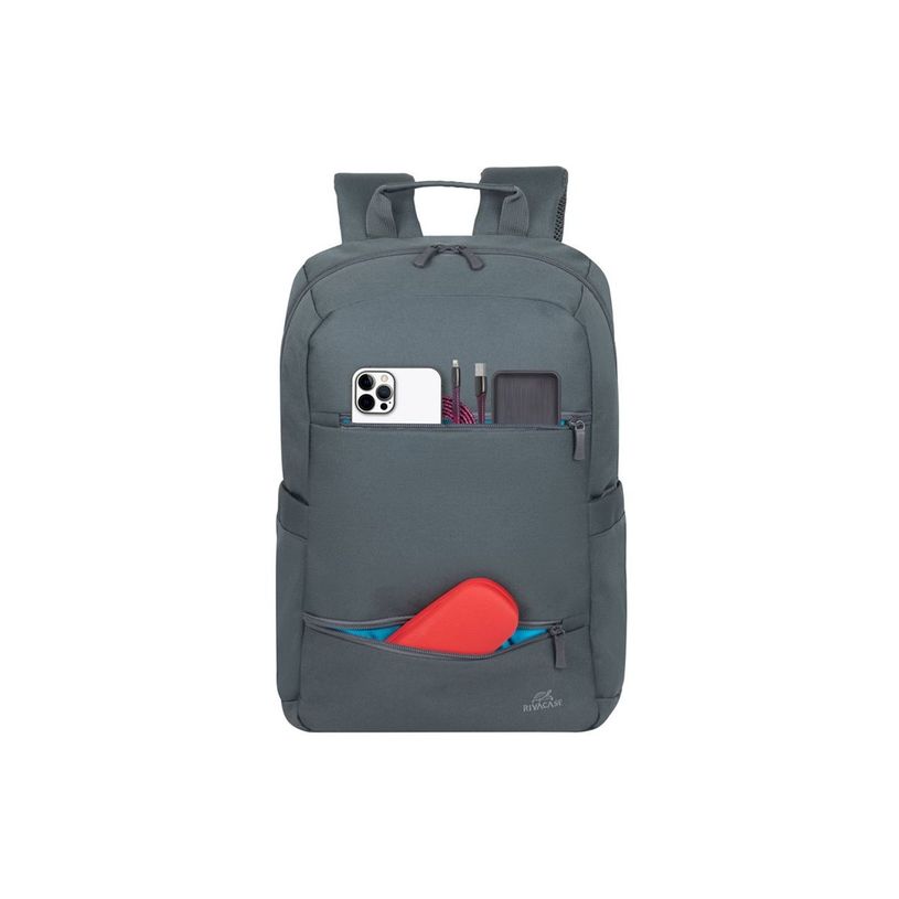 4260709011882-RIVACASE Ulsan 8265 - Sac à dos pour ordinateur portable 15,6" - gris – Imperméable et-P_405239942_8-3