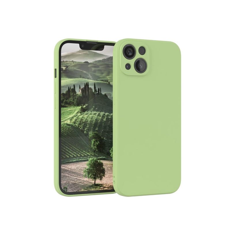 3701263527613-JAYM POP - Coque de protection pour téléphone portable - silicone liquide - vert printem-P_405239995_1-0