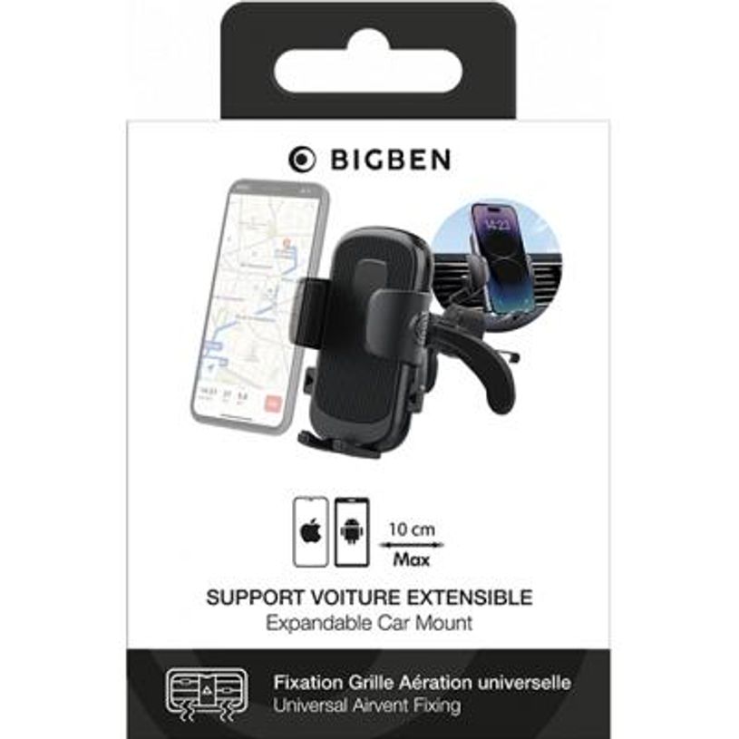 3571211537939-BigBen - Support de voiture pour smartphone avec fixation sur la grille aération avec maintien ajustab--1
