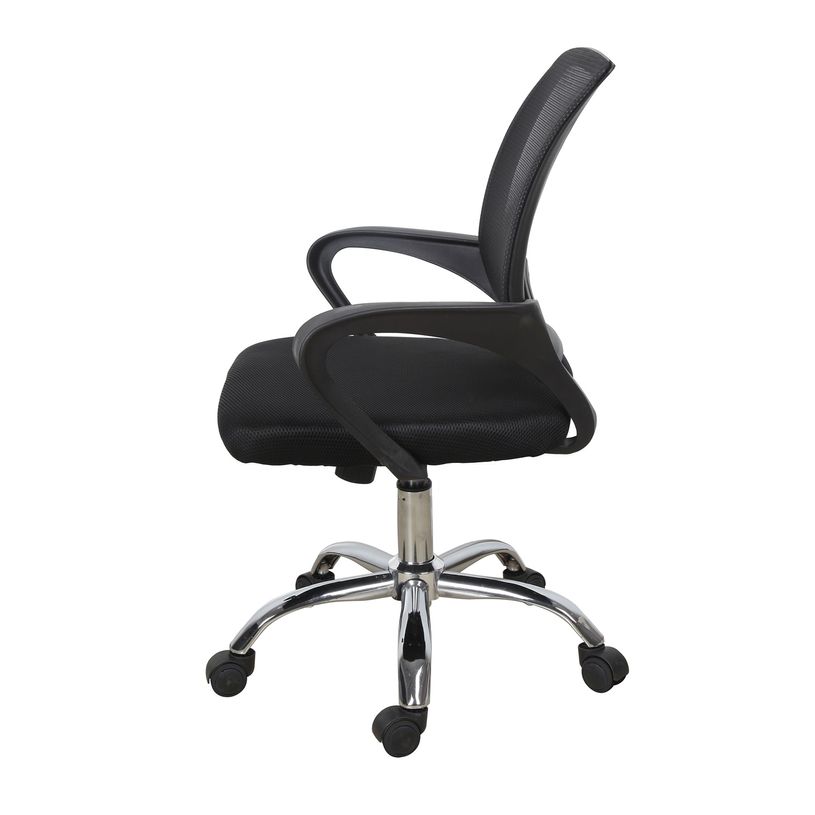 3661971072136-Fauteuil de bureau PAPILLON - noir--2