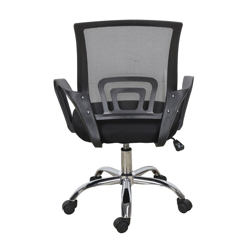 3661971072136-Fauteuil de bureau PAPILLON - noir--4