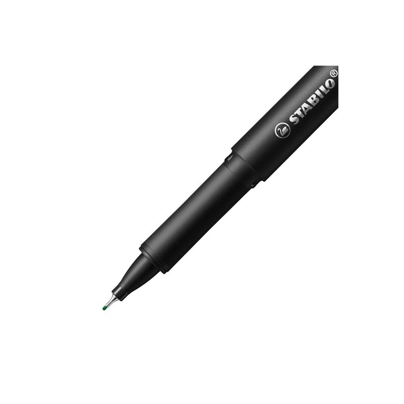 4006381614986-STABILO dr!ver - Feutre fin - noir, bleu, rouge, vert - encre à l'eau - 0.4 mm - fin (pac-P_405240024_6-5