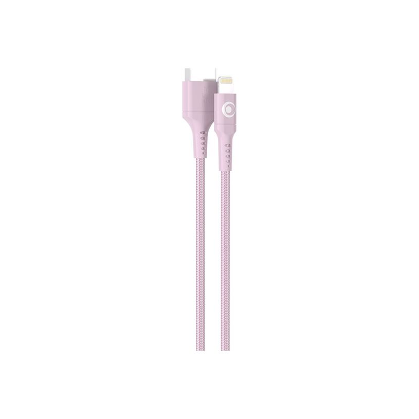 3571211536130-BIGBEN Connected - Câble Lightning - USB mâle pour Lightning mâle - 1.2 m - rose-P_405240134_2-0