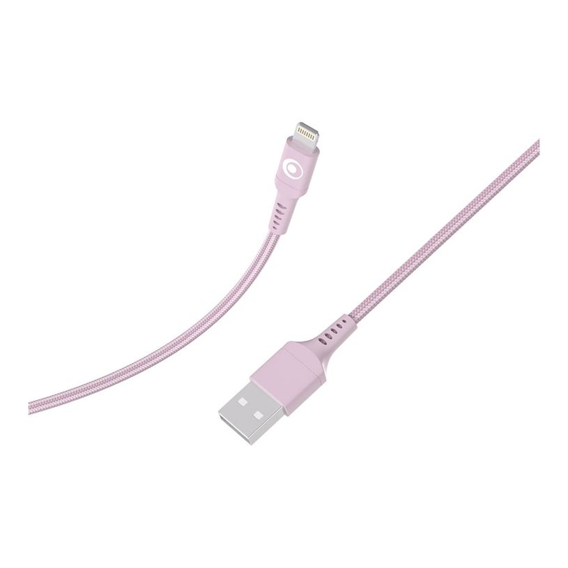 3571211536130-BIGBEN Connected - Câble Lightning - USB mâle pour Lightning mâle - 1.2 m - rose-P_405240134_6-4