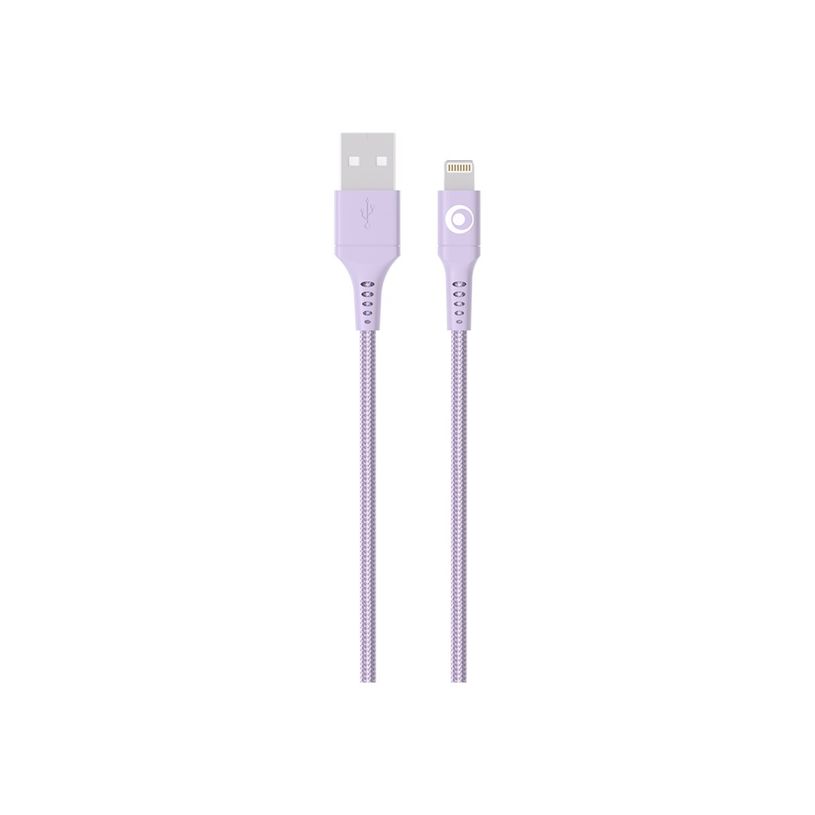 3571211536147-BIGBEN Connected - Câble Lightning - USB mâle pour Lightning mâle - 1.2 m - violet-P_405240135_2-0