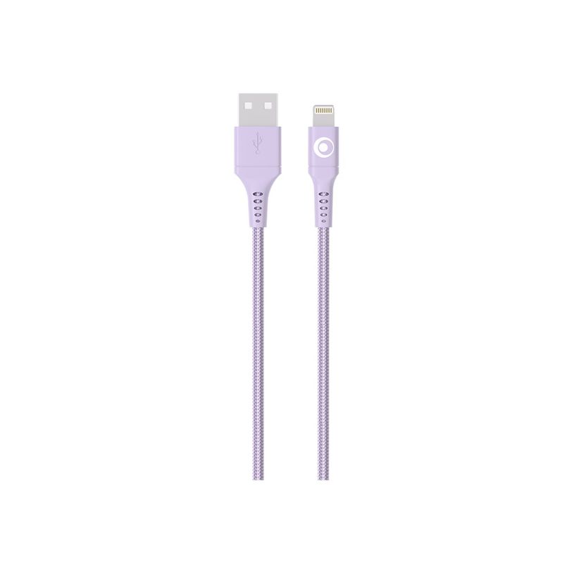 3571211536147-BIGBEN Connected - Câble Lightning - USB mâle pour Lightning mâle - 1.2 m - violet-P_405240135_4-2