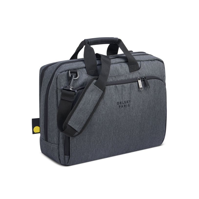 Sac à Dos Delsey Paris Esplanade – 17,3″ – Noir Profond – 30-39 L – Unisexe