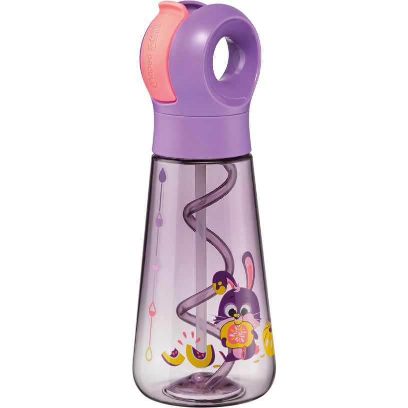 3154148731023-Gourde MINIZ en acier inoxydable 500 ml pour enfants – Design Lapin – Étanche et éco-P_405240388_1-0