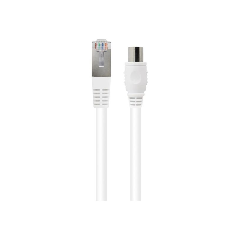 3571211530381-BIGBEN Connected - Câble d'antenne - connecteur IEC pour RJ-45 CAT7 S/FTP  - 2 m - blanc-P_405240472_3-0