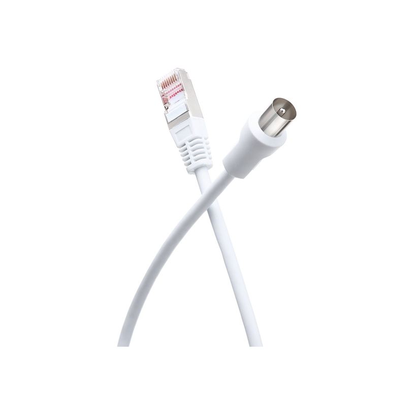 3571211530381-BIGBEN Connected - Câble d'antenne - connecteur IEC pour RJ-45 CAT7 S/FTP  - 2 m - blanc-P_405240472_4-1