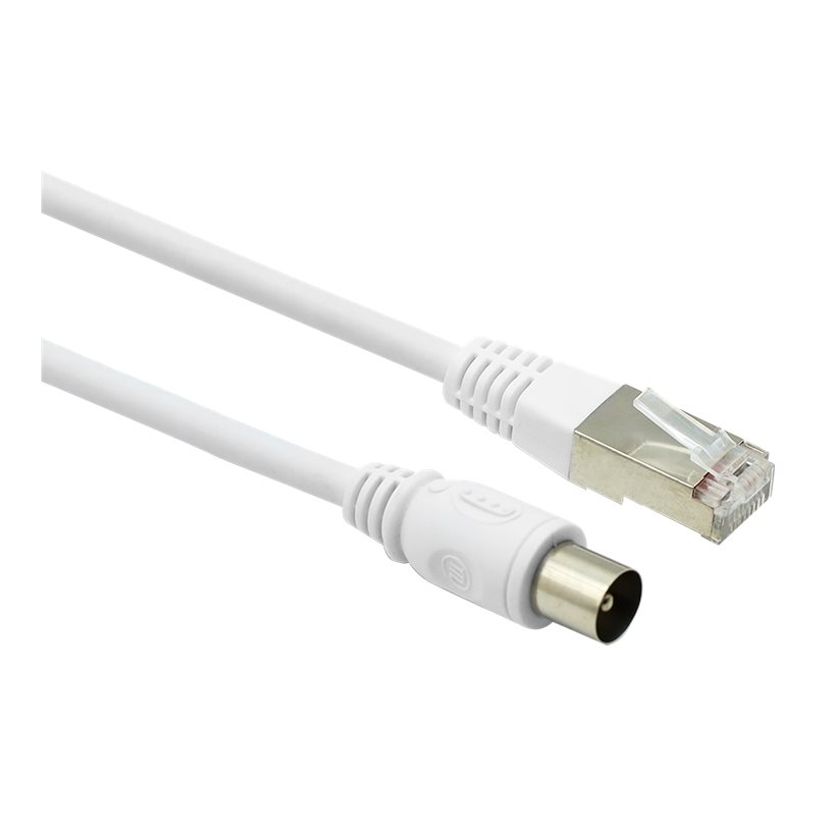3571211530381-BIGBEN Connected - Câble d'antenne - connecteur IEC pour RJ-45 CAT7 S/FTP  - 2 m - blanc-P_405240472_5-2