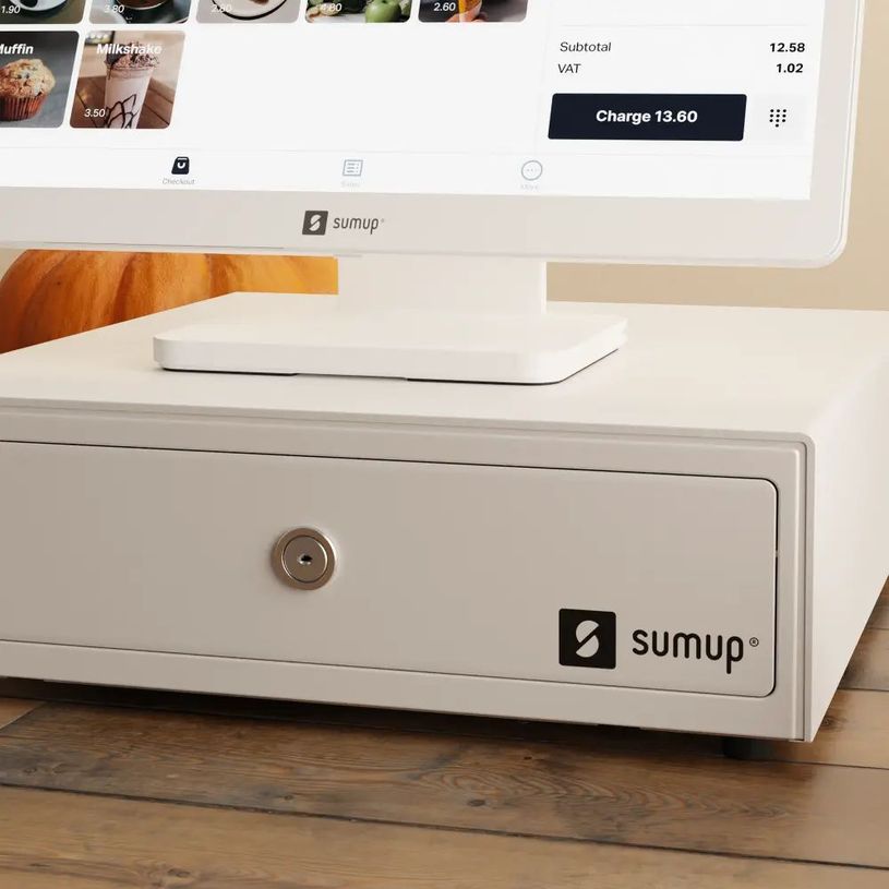 4060533462566-Sumup - Tiroir caisse- RJ11 ou RJ12 - 8 compartiments pour monnaie et 5 à Billets inclin