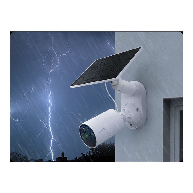 8885020621617-Tapo TC82 KIT V1 - Caméra de surveillance réseau - intérieur, extérieur - résistant aux intempéries - couleur (Jour et nuit) - 3 MP - 2304 x 1296 - 2K - Focale fixe - audio - sans fil - Wi-Fi - 2.4GHz radio - H.264 - -P_405240487_6-8