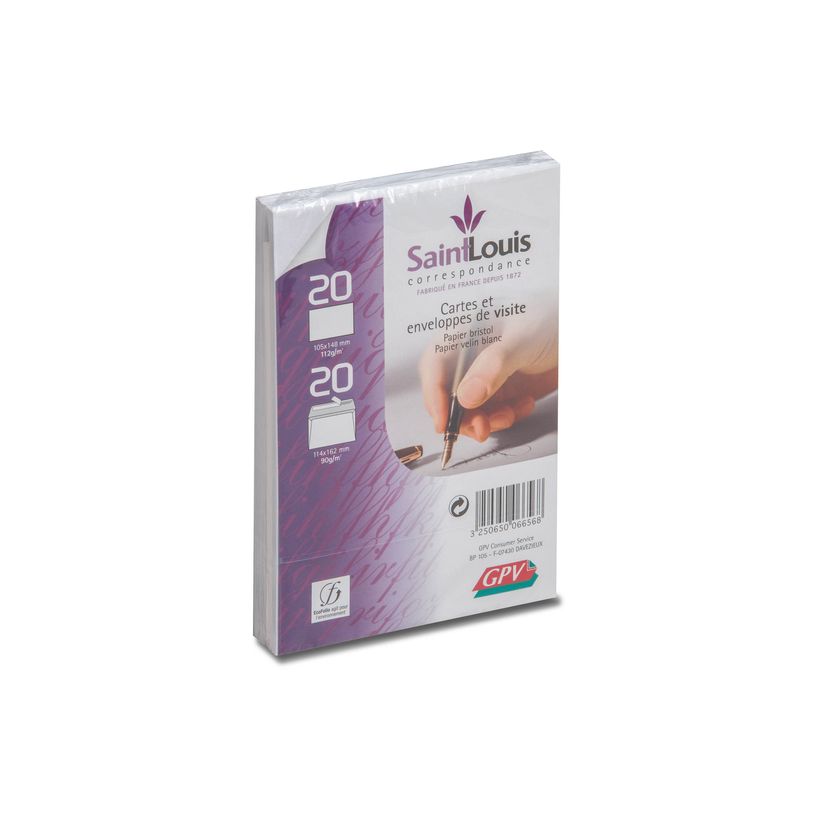 3250650066568-GPV SAINT-LOUIS - Enveloppe - carnet - International C6 (114 x 162 mm) - côté ouvert - auto-adhésif (peler et-P_405240526_3-2