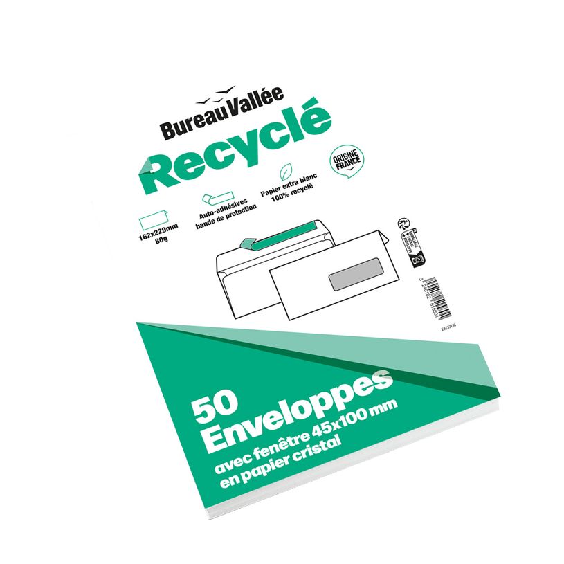 3240182515801-50 Enveloppes 162x229 fen 45x100 blanc Recyclé AA-P_405240819_1-0