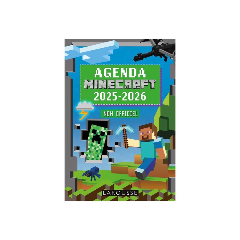 9782036069411-Agenda scolaire MINECRAFT 2025-2026 - Agenda scolaire-P_405240853_1-0