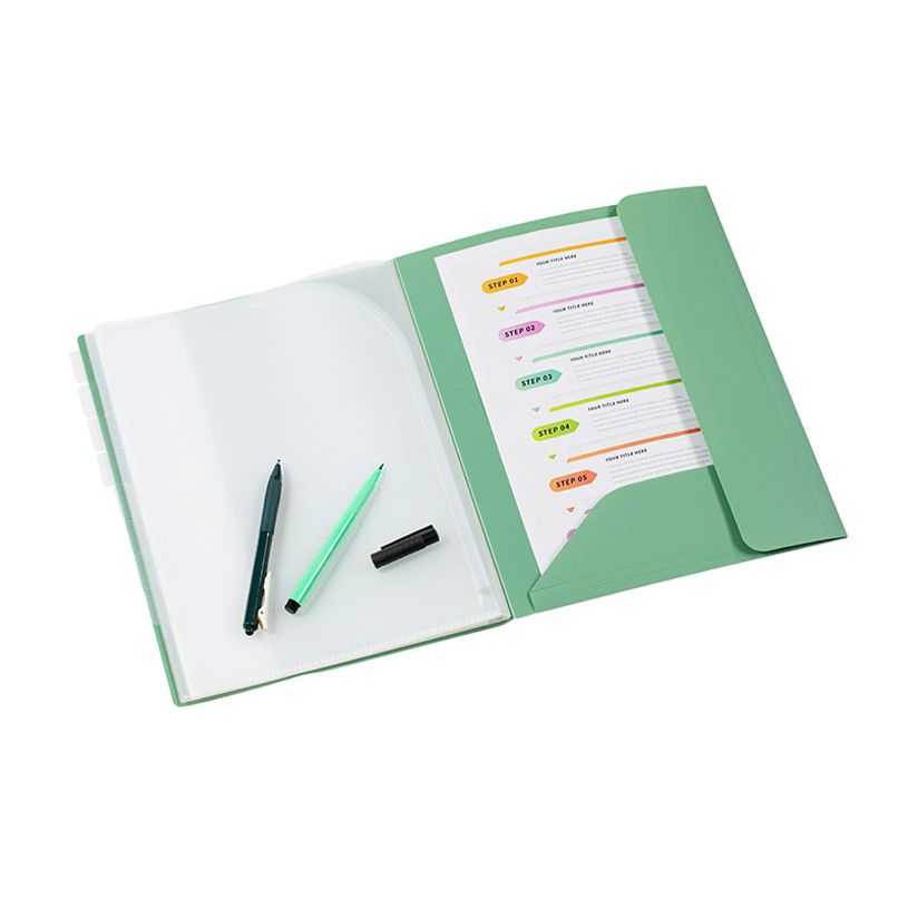 3135259954150-Viquel BUSINESS Class' - Classeur - 9 compartiments - 8 positions - pour A4 (210 x 297 mm) - disponible en d--11