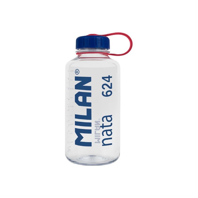 8411574106401-Milan nata 624 - Botella de agua - Tamaño 9.5 cm diameter - Altura 21.5 cm - 1 L - transp-P_405241096_1-0