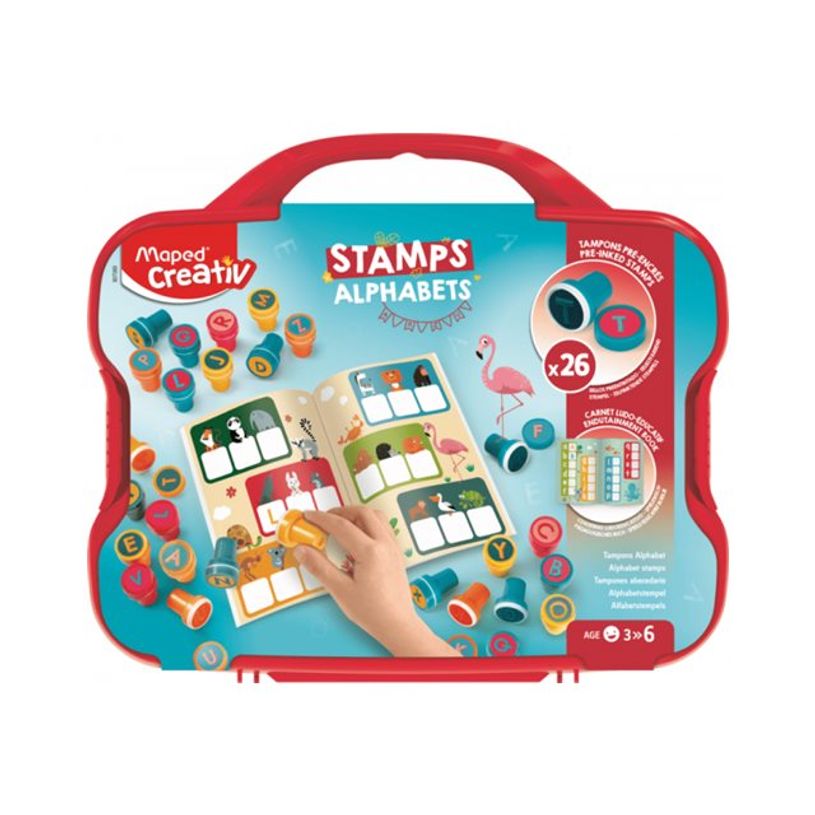 3154149070893-Maped Creativ - Ensemble de timbre d'artisanat - 26 pièces - alphabet - rouge, orange, ja-P_405241109_1-0