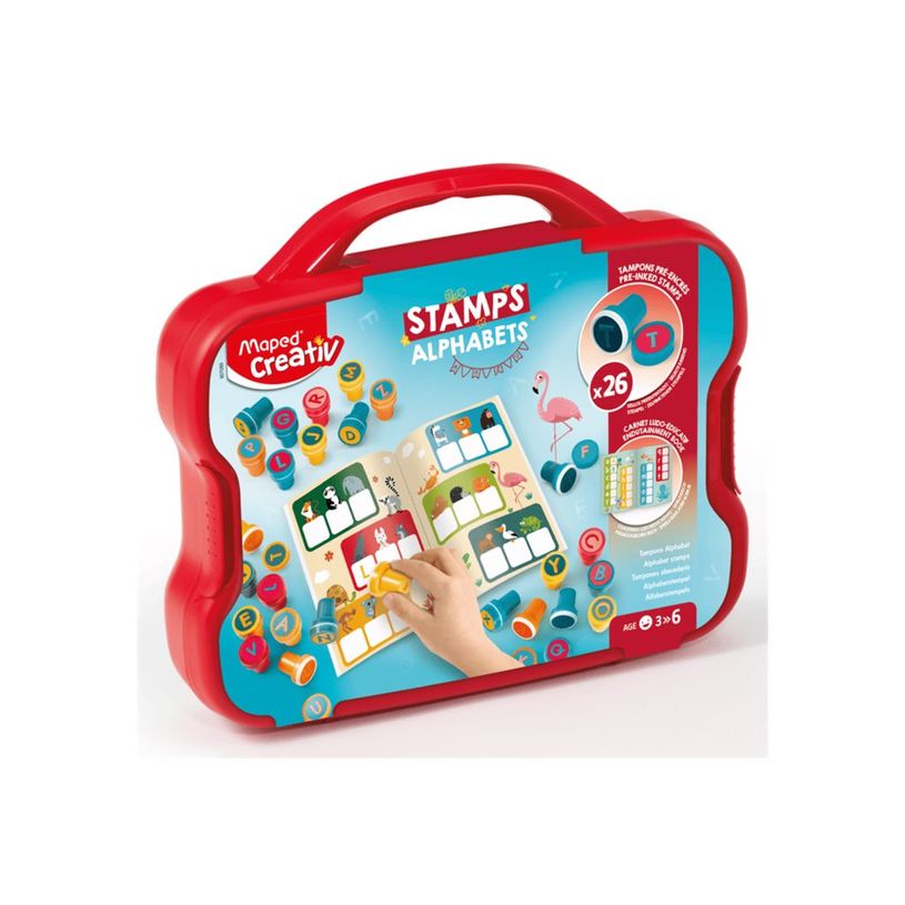 3154149070893-Maped Creativ - Ensemble de timbre d'artisanat - 26 pièces - alphabet - rouge, orange, ja-P_405241109_2-1