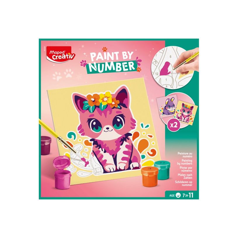 3154149070831-Maped Creativ - Peinture par numéro - cat and rabbit-P_405241112_2-0