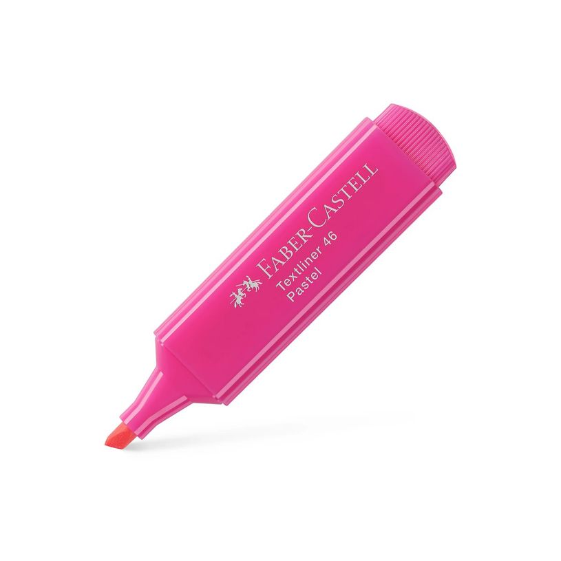 4005402546541-Faber-Castell Textliner 46 - Surligneur - fard à joues pastel, pastel purple pink, lilas pastel, turquoise pastel - encre-P_405241157_1-4