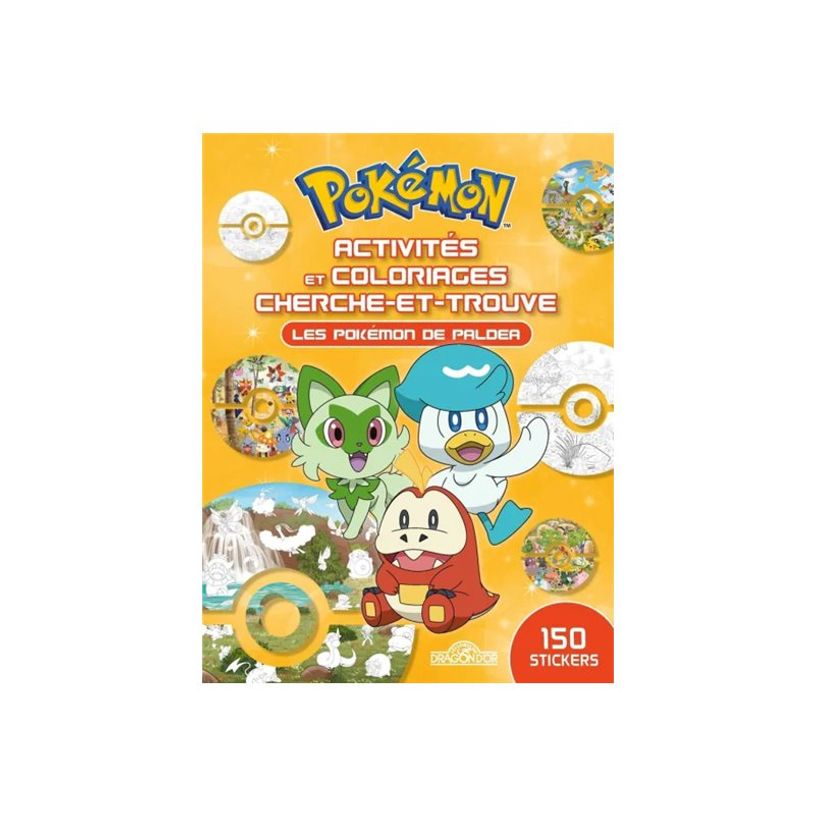 9782821217515-Pokémon - Activités et coloriages cherche-et-trouve - Les Pokémon de Paldea - Livre d'activités et de coloriages -P_405241275_1-1