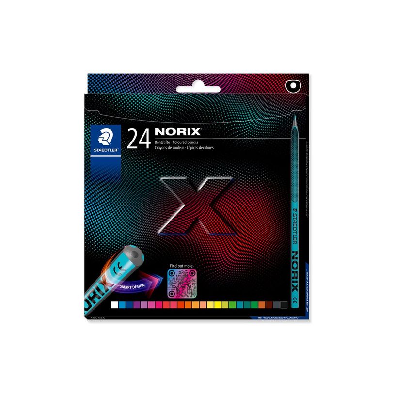 4007817167649-STAEDTLER Norix 186 - Crayon de couleur - couleurs assorties (pack de 24)-P_405241477_4-0