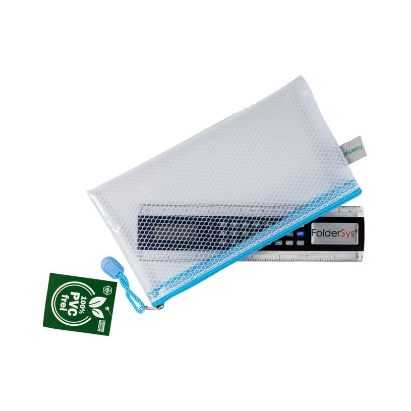 4250037433296-FolderSys - Valisette à fermeture éclair - pour DIN lang - bleu pastel transparent-P_405241507_2-1