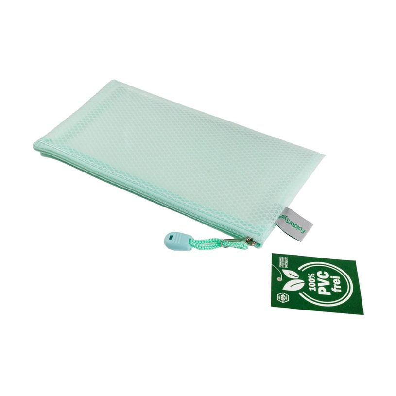 4250037433319-FolderSys - Valisette à fermeture éclair - pour DIN lang - vert pastel transparent-P_405241509_4-2