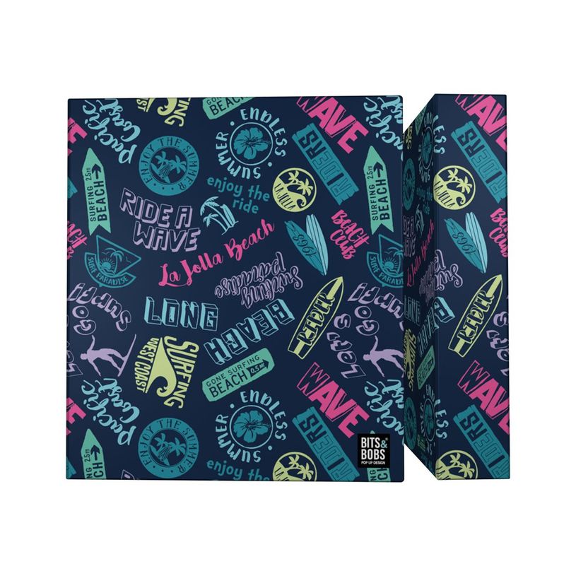 8413623170302-Grafoplas BITS&BOBS - Classeur à anneaux - pour A4 (210 x 297 mm) - plage-P_405241587_1-0