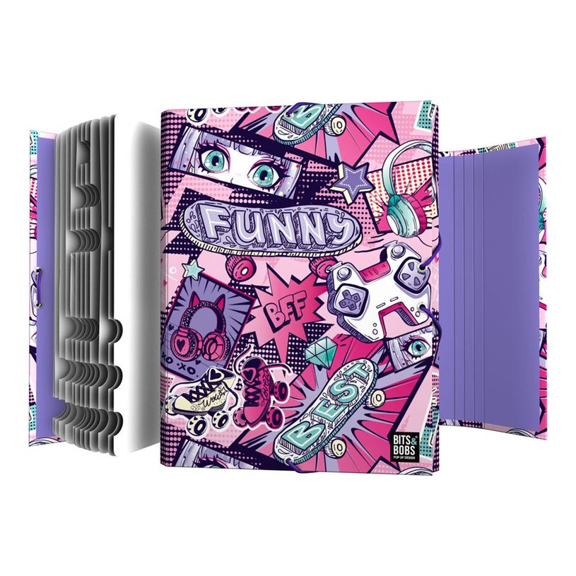 8413623227686-Grafoplas BITS&BOBS - Classeur - 12 positions - pour Folio - manga-P_405241636_1-0