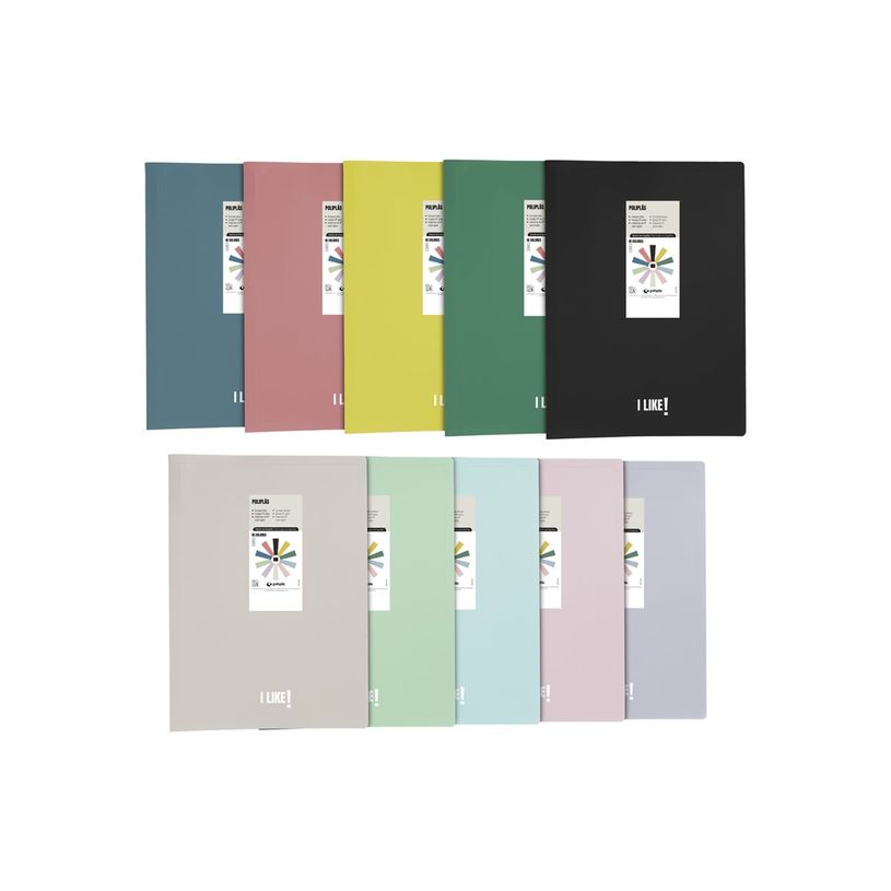 8413623181391-Grafoplas Poliplas I Like! - Porte vues - 20 compartiments - pour Folio - lavande douce-P_405241711_1-0