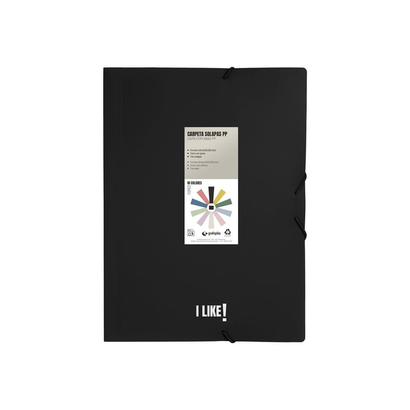 8413623484737-Grafoplas I Like! - Chemise à 3 rabats - pour Folio - noir-P_405241768_1-0