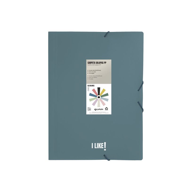 8413623484775-Grafoplas I Like! - Chemise à 3 rabats - pour Folio - bleu foncé-P_405241772_1-0