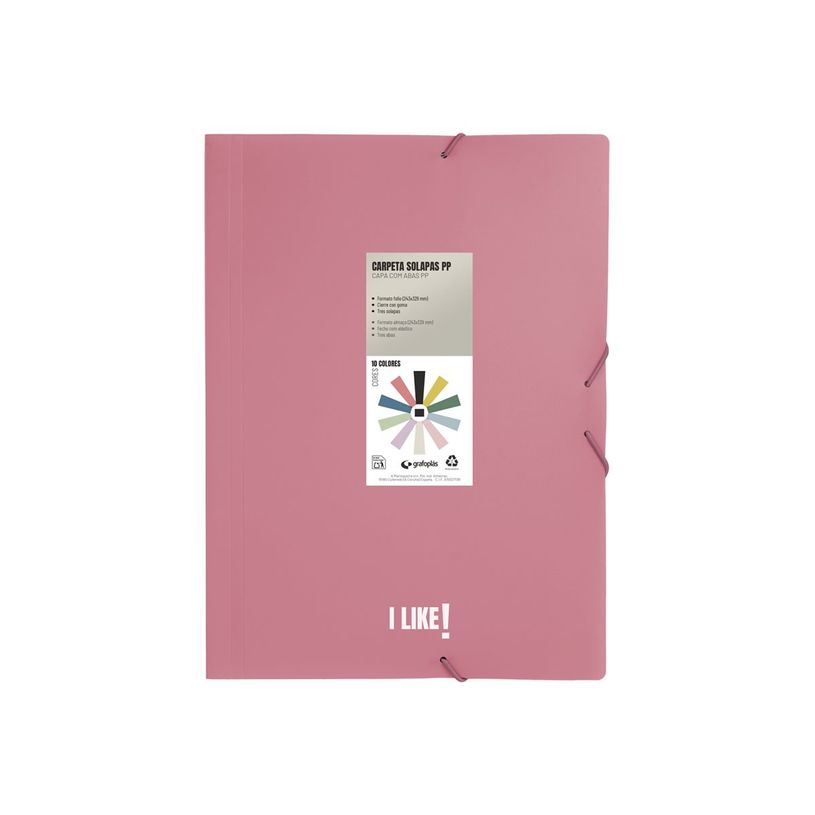 8413623484782-Grafoplas I Like! - Chemise à 3 rabats - pour Folio - rose-P_405241773_1-0