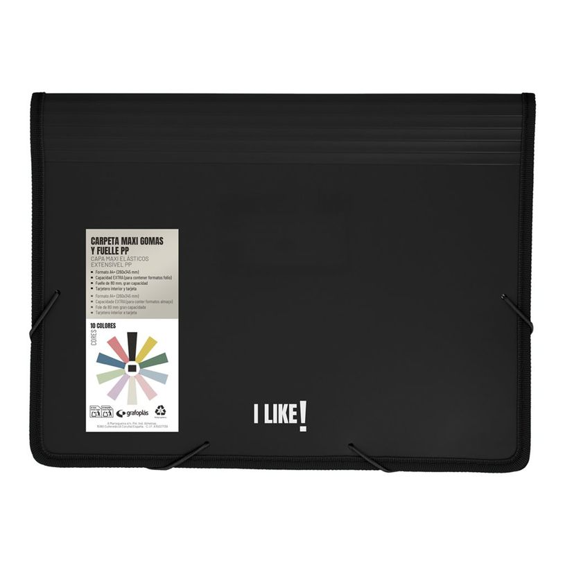 8413623484836-Grafoplas MAXI I Like! - Pochette - largeur de dos : 80 mm - pour A4 Plus, Folio - noir-P_405241779_2-0