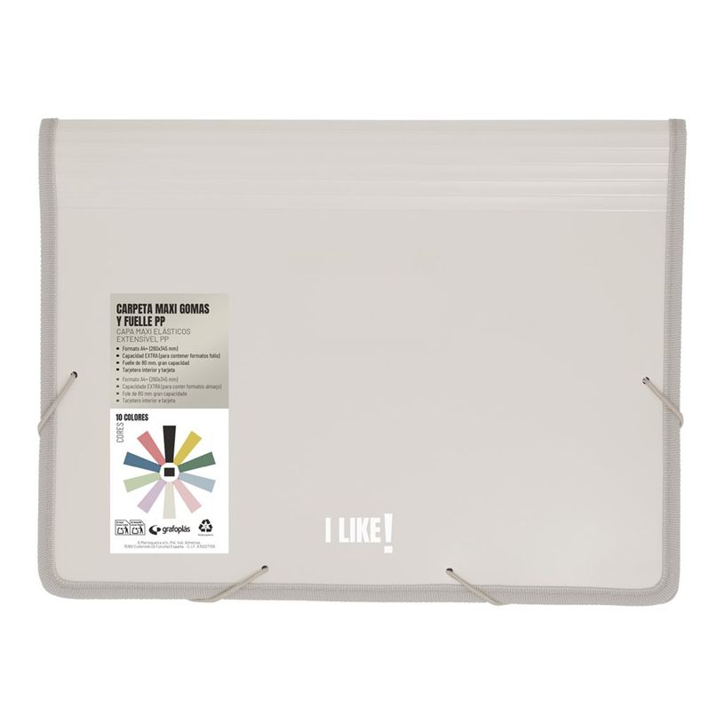 8413623484904-Grafoplas I Like! - Pochette - largeur de dos : 80 mm - pour Folio - sable-P_405241786_2-0
